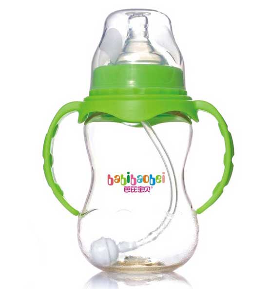 芭芘寶貝寬口徑PPSU雙柄奶瓶260ml