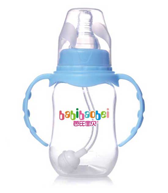 芭芘寶貝標口徑雙柄PP奶瓶150ml