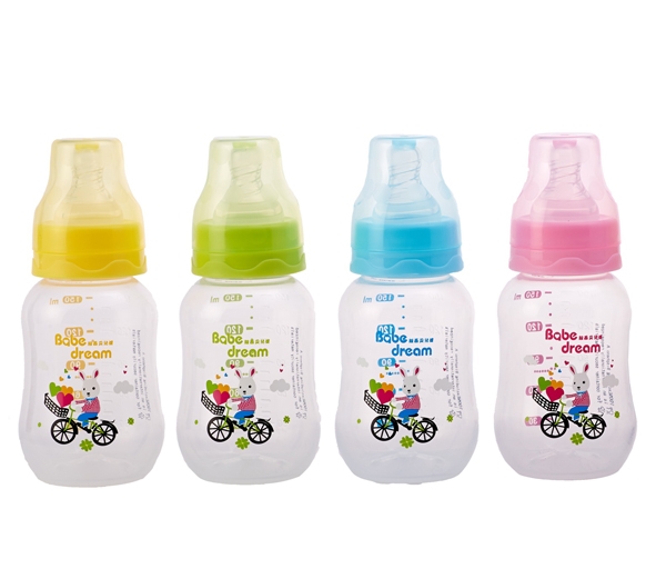 紐西貝兒健標(biāo)準(zhǔn)口徑PP弧形奶瓶(150ml)