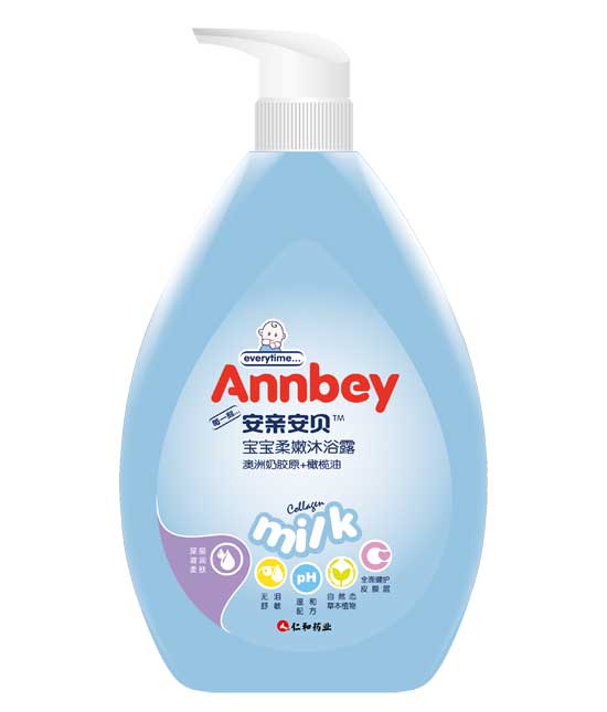 安親安貝柔嫩沐浴露