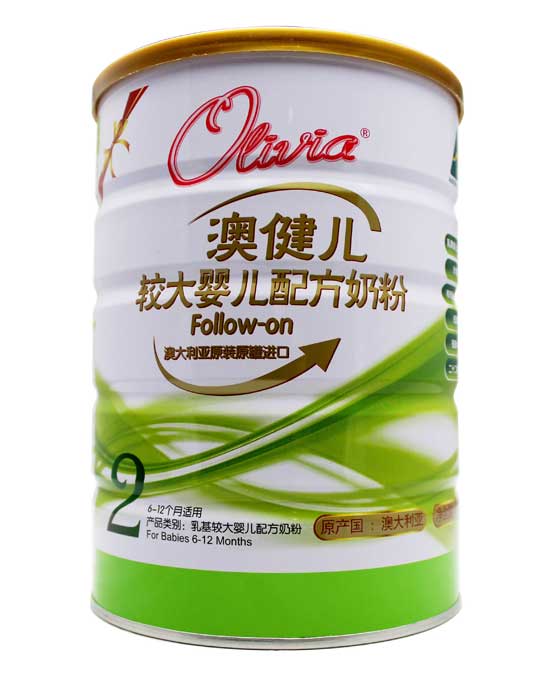 澳健兒較大嬰兒配方奶粉