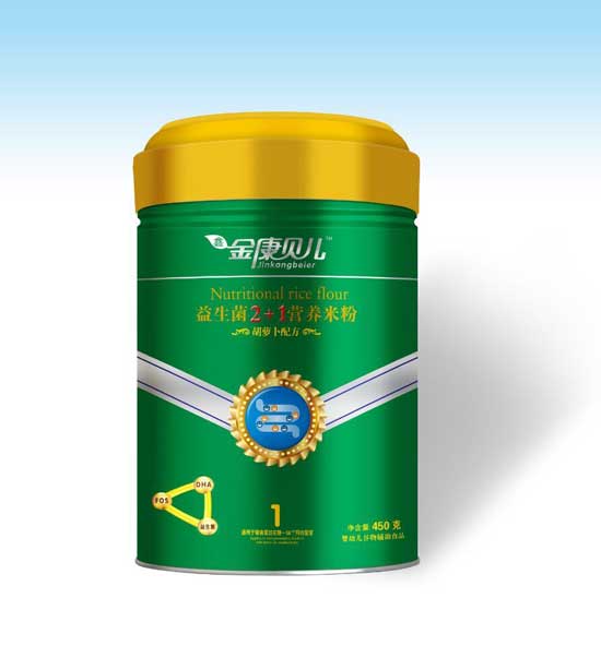 金康貝兒胡蘿卜配方益生菌2+1營(yíng)養(yǎng)米粉