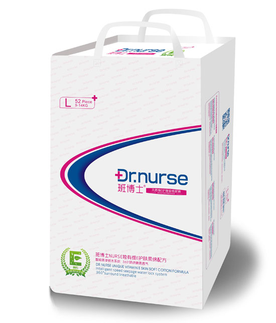 班博士天然維E護(hù)理級(jí)紙尿褲L碼52片大包