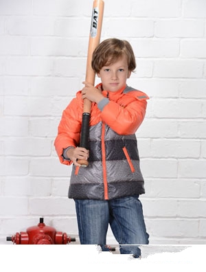 愛(ài)唯娃男小童格子拼色款童裝