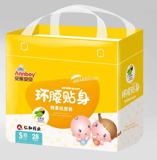 安親安貝環(huán)腰貼身紙尿褲