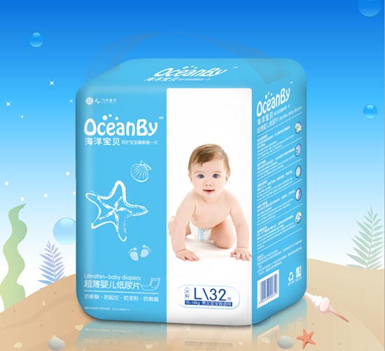 海洋寶貝超級薄紙尿片單包L碼32片
