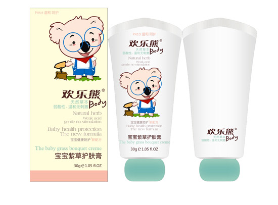 歡樂(lè)熊寶寶紫草護(hù)膚膏