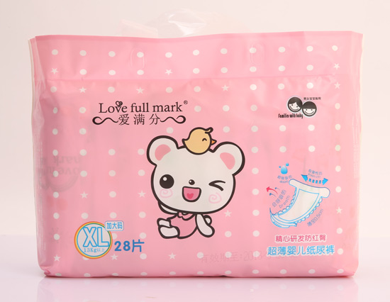 愛(ài)滿分超薄嬰兒紙尿褲XL28片