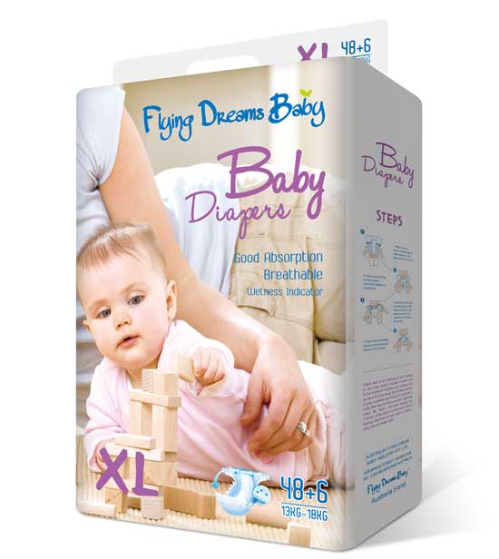 菲夢寶紙尿褲人物方案XL碼