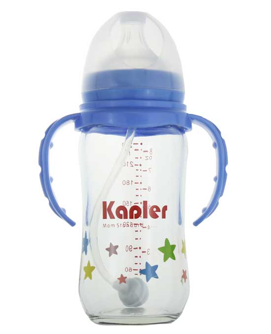 康喂兒合晶抗摔玻璃奶瓶240ml