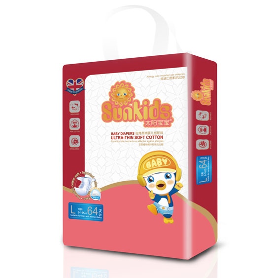 太陽(yáng)寶寶超薄柔棉嬰兒紙尿褲L