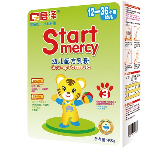 啟澤嬰幼兒奶粉3段