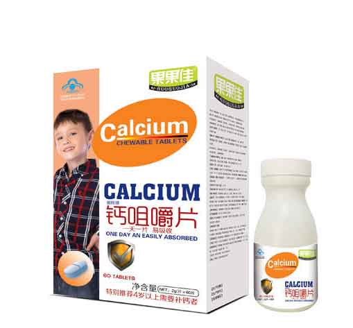 果果佳兒童鈣咀嚼片