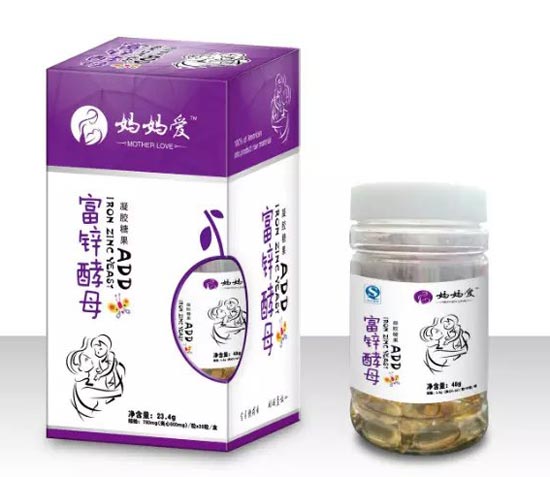 媽媽愛(ài)富鋅酵母凝膠糖果