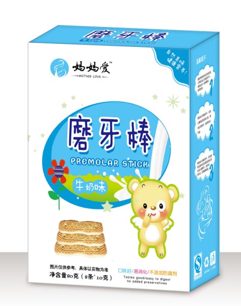 媽媽愛牛奶味磨牙棒