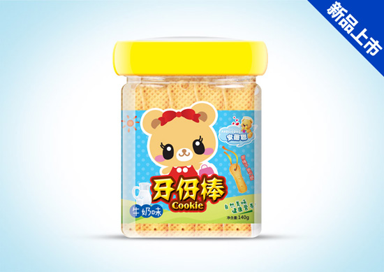牙伢棒(牛奶)餅干桶裝