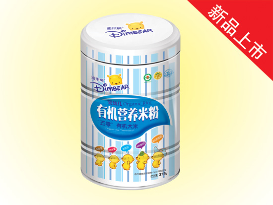 迪米熊嬰幼兒有機營養(yǎng)米粉桶裝