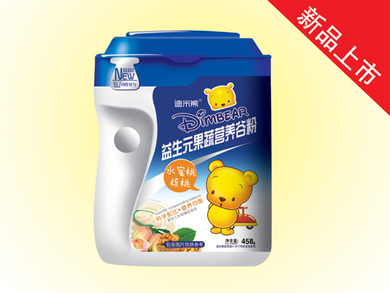 迪米熊益生元果蔬(水蜜桃核桃桶裝)