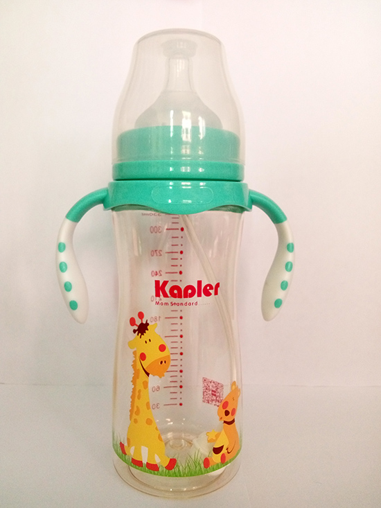 康喂兒PPSU雙色手柄奶瓶(綠色)