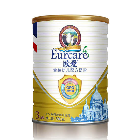 歐愛原裝金裝幼兒配方奶粉3段800g
