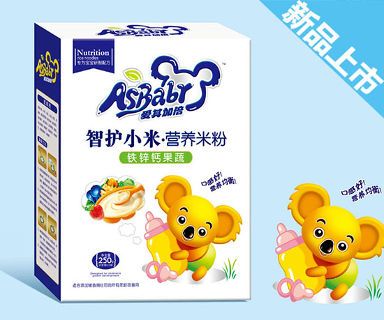 愛其加倍鐵鋅鈣果蔬智護(hù)小米營(yíng)養(yǎng)米粉