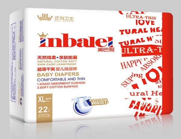英巴利超薄干爽嬰兒紙尿褲XL碼22片
