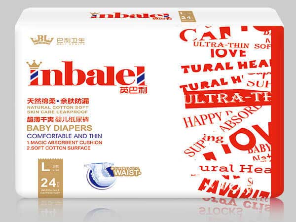 英巴利超薄干爽嬰兒紙尿褲L碼24片