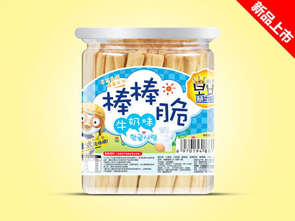 慧寶倍棒棒脆(牛奶味)桶裝