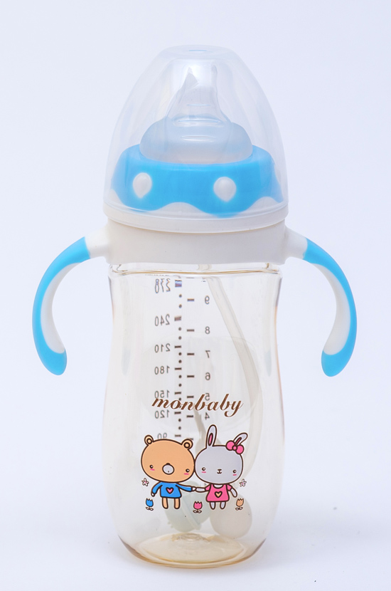 盟寶奶瓶270ML藍(lán)色