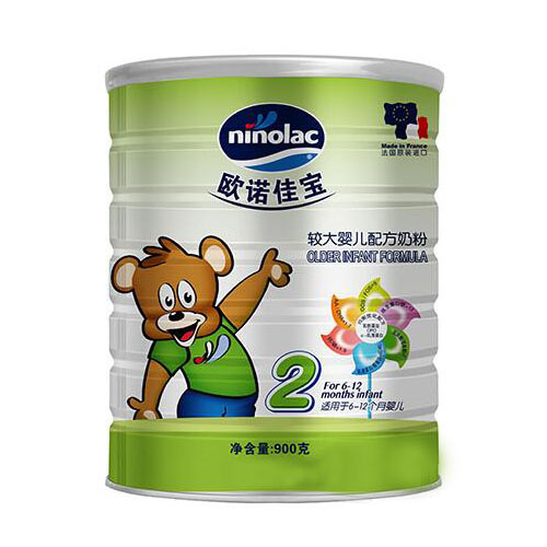 歐諾佳寶較大嬰兒配方奶粉2段900克
