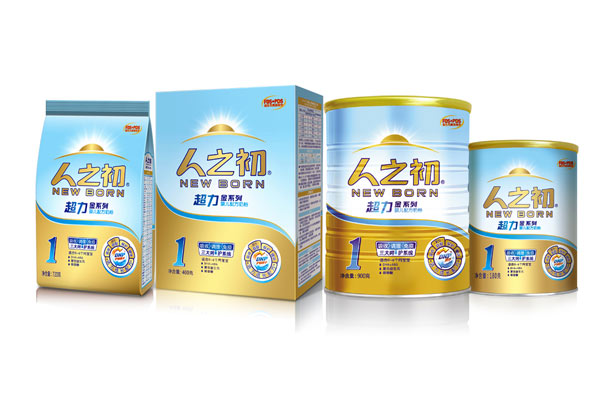 人之初超力金裝嬰兒配方奶粉1段