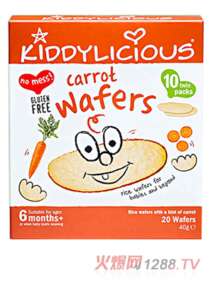 童之味米餅胡蘿卜味背面