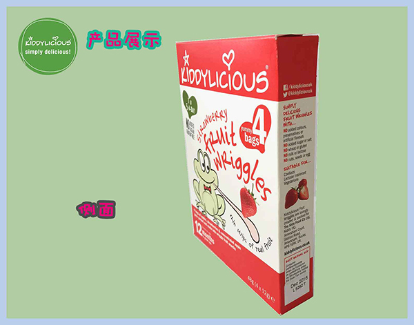 童之味水果條草莓味側(cè)面