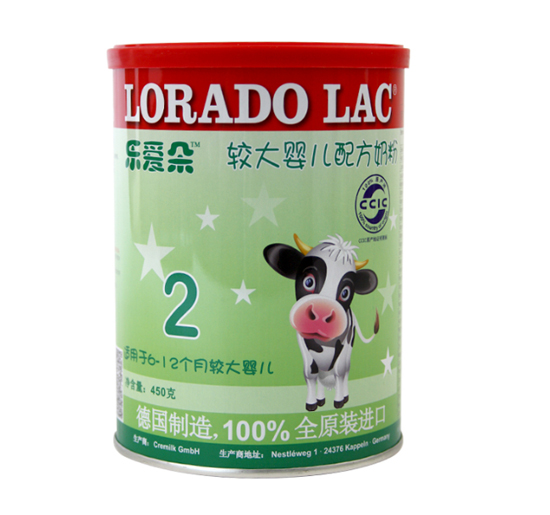 樂愛朵較大嬰兒配方奶粉2段