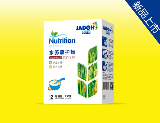 嘉多慧水蘇糖護(hù)暢核桃燕麥益智營養(yǎng)米粉盒裝