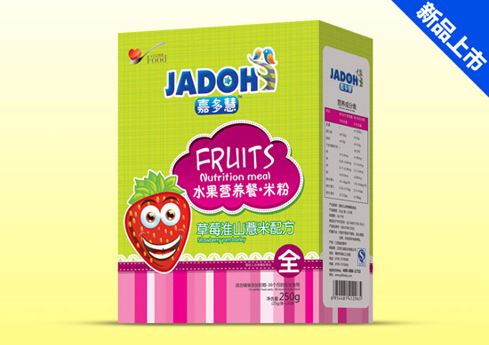嘉多慧水果營養(yǎng)餐米粉盒裝-草莓淮山薏米