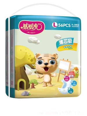 威威虎薄芯吸紙尿片M碼60片