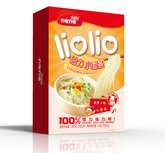 力哦力哦給力小面條胡蘿卜 豎盒