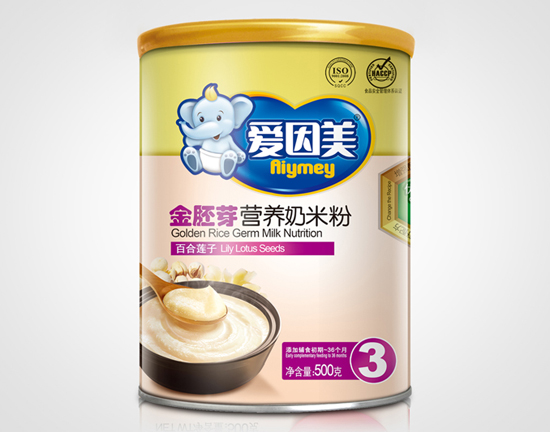 愛因美金胚芽營養(yǎng)奶米粉-百合蓮子聽裝