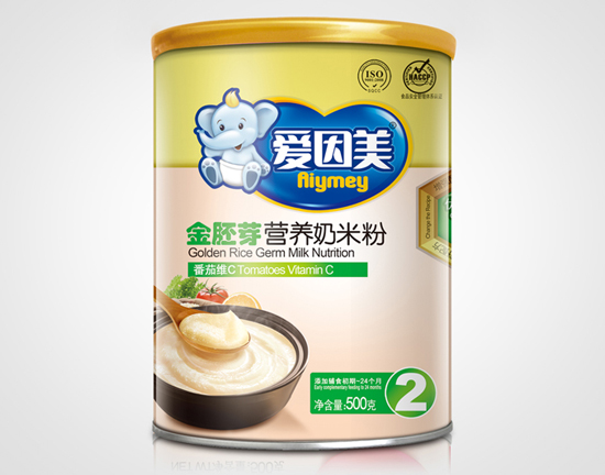 愛因美金胚芽營養(yǎng)奶米粉-聽裝-番茄維C聽裝