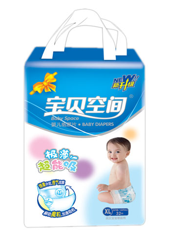 寶貝空間嬰兒紙尿片XL32片