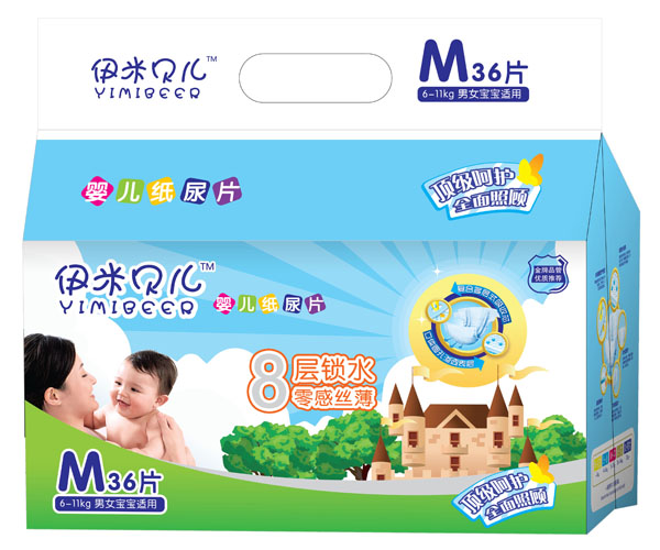 伊米貝兒嬰兒紙尿片M號36片