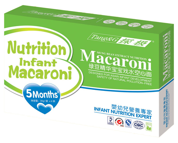 探極綠豆精華戲水空心面