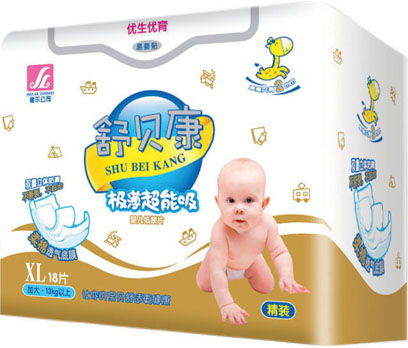 舒貝康超級(jí)薄加大碼嬰兒紙尿片