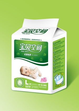 寶貝空間超薄倍柔嬰兒紙尿片L
