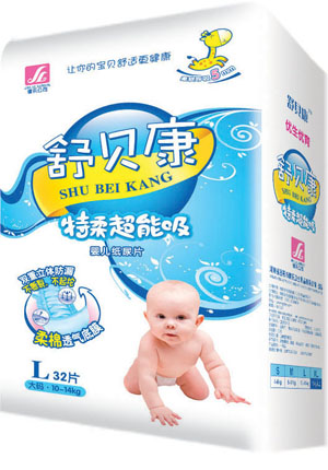 舒貝康特棉柔大碼嬰兒紙尿片