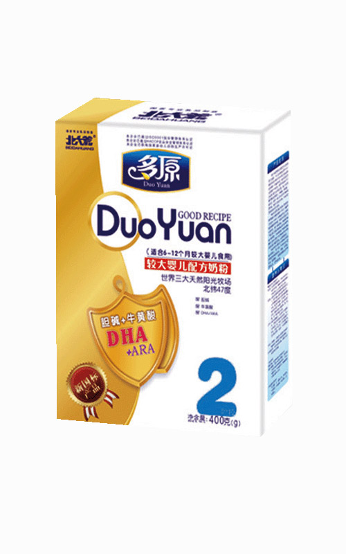 多原較大嬰兒配方奶粉