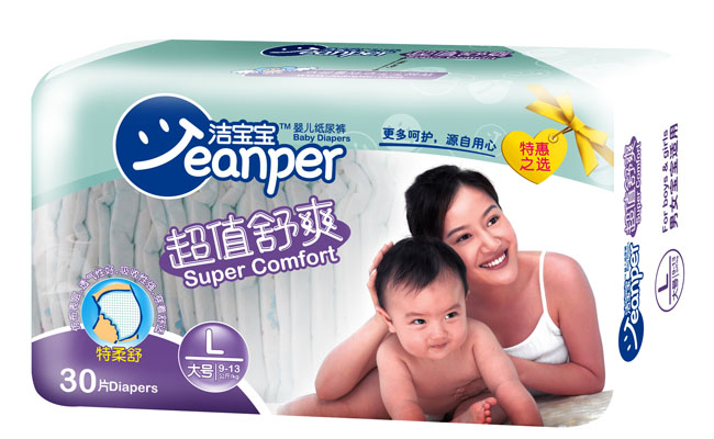 潔寶寶超值舒爽嬰兒紙尿褲L30