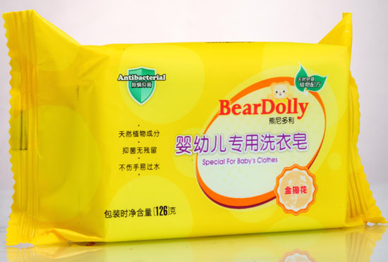 熊尼多利嬰幼兒專用金銀花洗衣皂