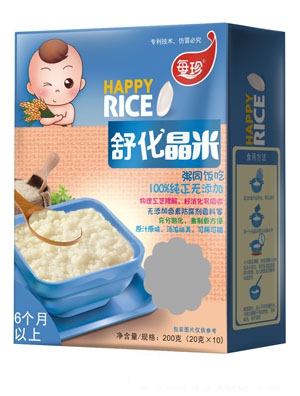 每珍舒化晶米粥同飯吃